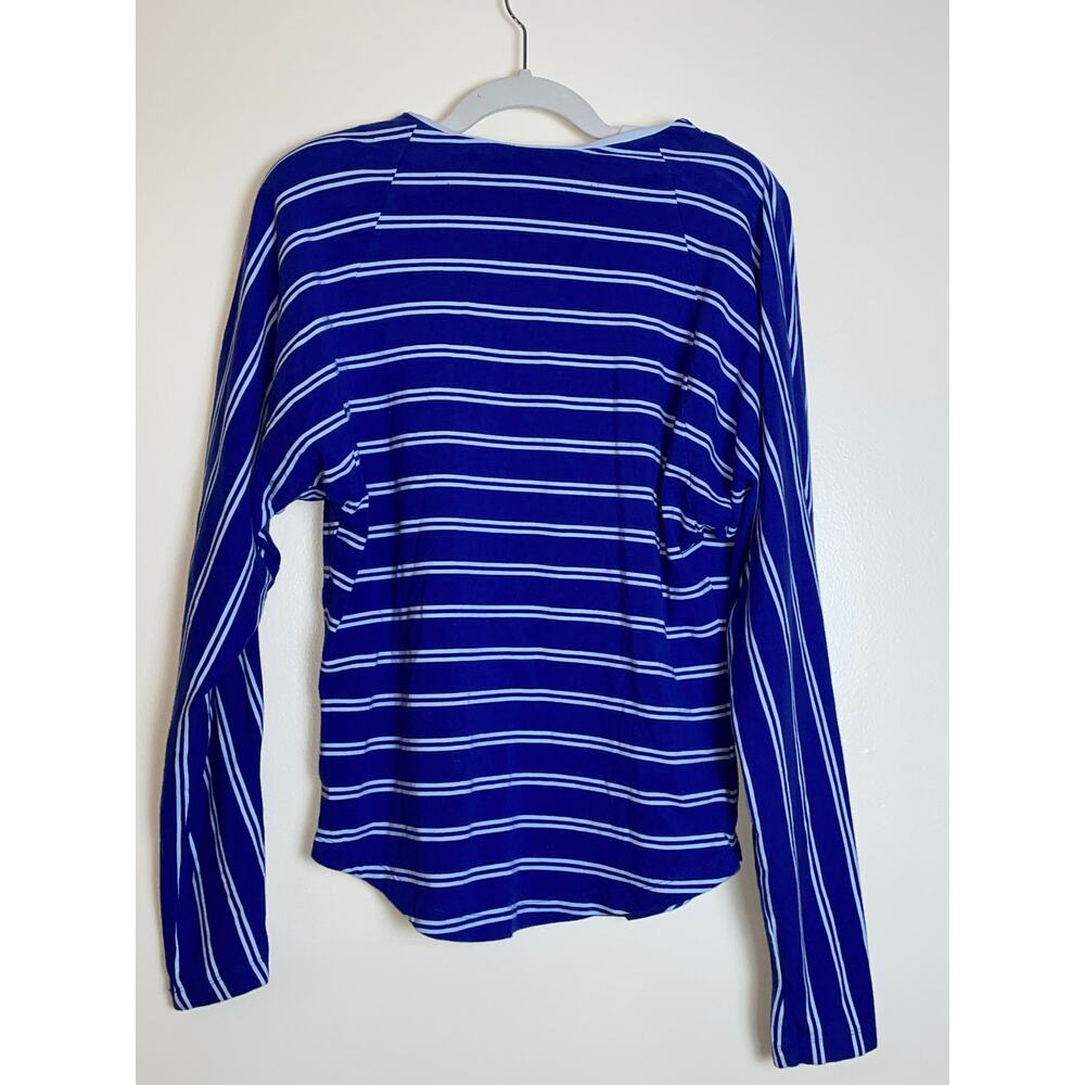 Free People Top - Ardmore Stripe in Blue - Size Small